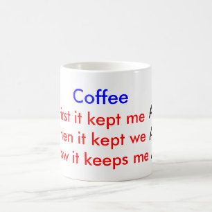 Kaffeebohne, Alarm-waches lebendiges Kaffeetasse