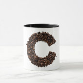 Kaffeebohne C in einer Tasse (Zentrum)