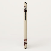 Kaffeebohne Case-Mate iPhone Hülle (Hinten/Links)