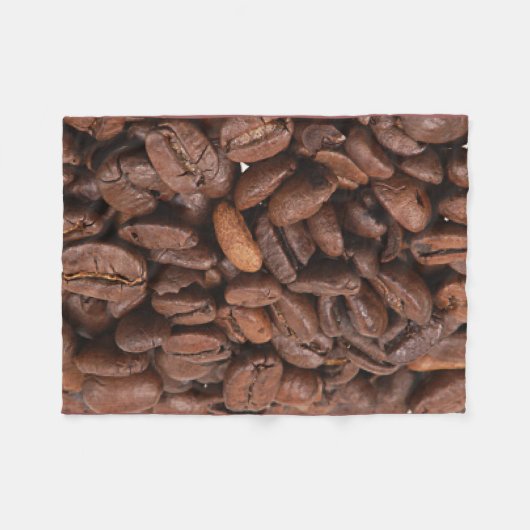 Kaffeebohne-Decke Fleecedecke (Vorderseite (Horizontal))