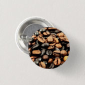 Kaffeebohne-Fotografie Button (Vorne & Hinten)