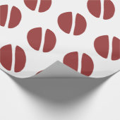 Kaffeebohne. Geschenkpapier (Ecke)