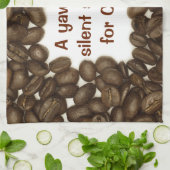 Kaffeebohne-Geschirrtuch Küchentuch (Gefaltet)