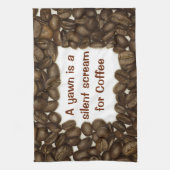 Kaffeebohne-Geschirrtuch Küchentuch (Vertikal)