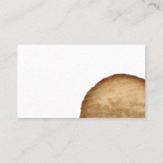 Kaffeebohne-Händler Visitenkarte (Rückseite)