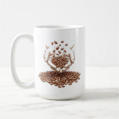 Kaffeebohne Kaffeetasse (Links)