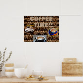 KAFFEEBOHNE-KUNST-PLAKAT POSTER (Küche)