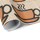 Kaffeebohne-Liebe Geschenkpapier (Rolleneckpunkt)