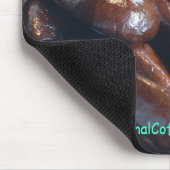 Kaffeebohne-Mausunterlage Mousepad (Ecke)