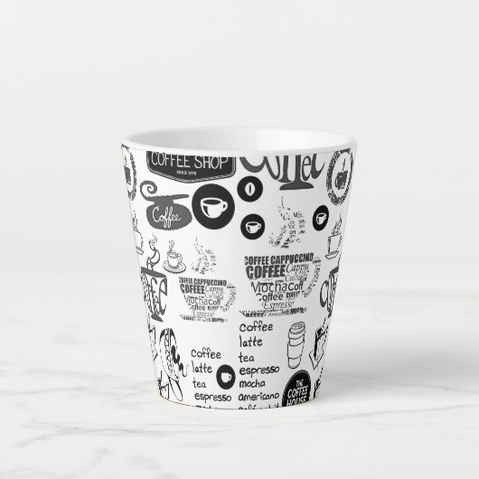 Kaffeebohne Milchtasse (Vorderseite)