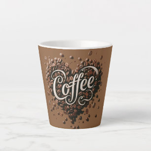 Kaffeebohne Milchtasse