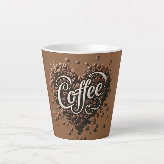 Kaffeebohne Milchtasse (Vorderseite)