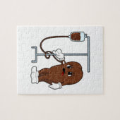 Kaffeebohne mit Kaffeekanne Puzzle (Horizontal)