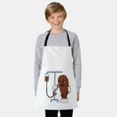 Kaffeebohne mit Kaffeekanne Schürze (Getragen)