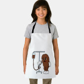 Kaffeebohne mit Kaffeekanne Schürze (Insitu)