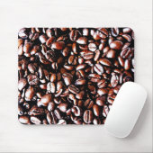 Kaffeebohne-Muster - dunkler Braten Mousepad (Mit Mouse)