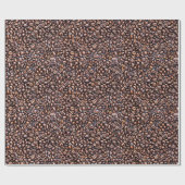 Kaffeebohne-Packpapier Geschenkpapier (Flach)
