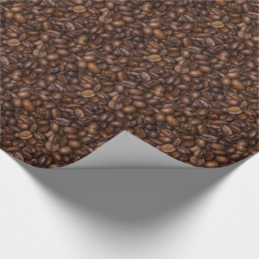 Kaffeebohne-Packpapier Geschenkpapier (Ecke)