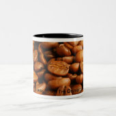 Kaffeebohne-Tasse - durch Lameen Zweifarbige Tasse (Mittel)