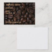 Kaffeebohne-Visitenkarte Visitenkarte (Vorne/Hinten)