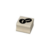 Kaffeebohnen - 1 Zoll - Loyalitätskarte Gummistempel (Stempel)