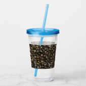 Kaffeebohnen Acryltrinkbecher (Rückseite)