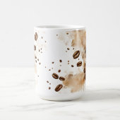 Kaffeebohnen Aquarell - Kaffeedokumente Kaffeetasse (Mittel)