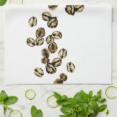 Kaffeebohnen Aquarell Küchentücher (Gefaltet)