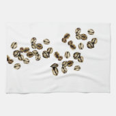 Kaffeebohnen Aquarell Küchentücher (Horizontal)