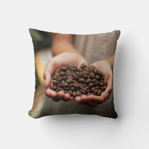 Kaffeebohnen aroma geröstet kissen