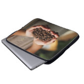 Kaffeebohnen aroma geröstet laptopschutzhülle (Vorne Knopf)