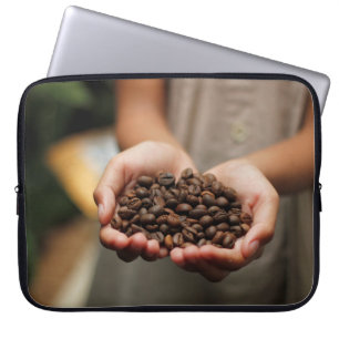 Kaffeebohnen aroma geröstet laptopschutzhülle
