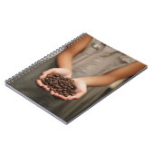 Kaffeebohnen aroma geröstet notizblock (Linke Seite)