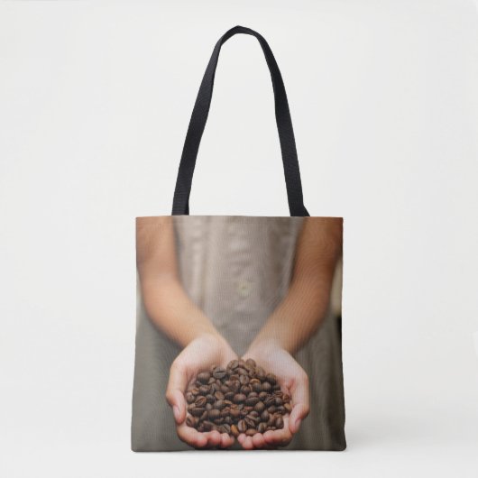 Kaffeebohnen aroma geröstet tasche (Vorderseite)