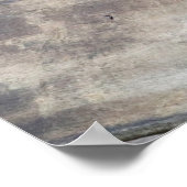 Kaffeebohnen auf einer alten Holzkiste Farbe 16x20 Poster (Ecke)