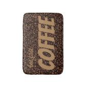 Kaffeebohnen Badematte (Vorderseite Vertikal)