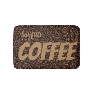 Kaffeebohnen Badematte