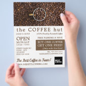 Kaffeebohnen, Barista, Café, Coffeehouse Advert Flyer (Hand)