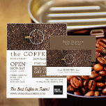 Kaffeebohnen, Barista, Café, Coffeehouse Advert Flyer<br><div class="desc">Kaffeebohnen,  Barista,  Café,  Coffeehouse Flyer Werbung durch den Business Card Store.</div>