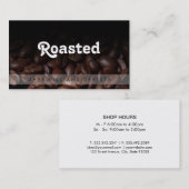 Kaffeebohnen / Barista Visitenkarte (Vorne/Hinten)