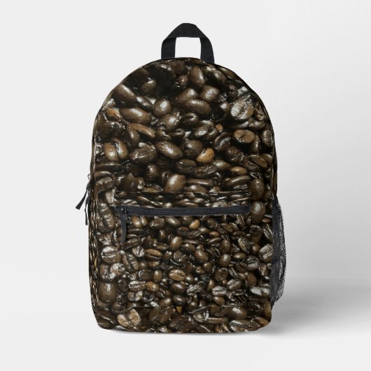 Kaffeebohnen Bedruckter Rucksack (Vorderseite)
