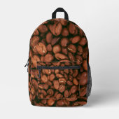 Kaffeebohnen Bedruckter Rucksack (Vorderseite)