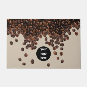 Kaffeebohnen - Berufliches Firmenlogo Fußmatte