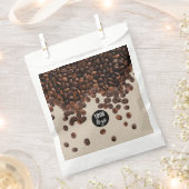 Kaffeebohnen - Berufliches Firmenlogo Geschenktütchen (Ausgeschnitten)