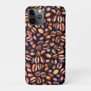 Kaffeebohnen Bleistift Zeichnend Muster rustikal b Case-Mate iPhone Hülle