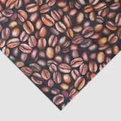 Kaffeebohnen Bleistift Zeichnend Muster rustikal b Seidenpapier (Detail)