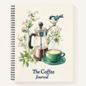 Kaffeebohnen Brauerblendmethode Coffee Journal Notizblock (Vorderseite)