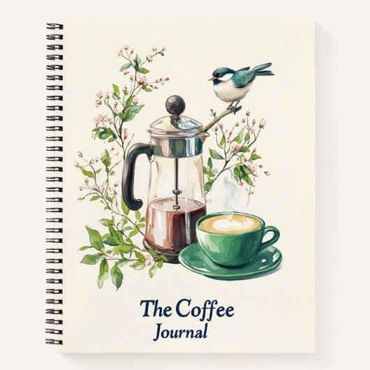 Kaffeebohnen Brauerblendmethode Coffee Journal Notizblock (Vorderseite)