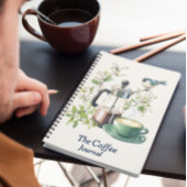 Kaffeebohnen Brauerblendmethode Coffee Journal Notizblock