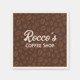 Kaffeebohnen Brown Napkin Serviette